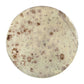 22" Beige Iron Round Block End Table