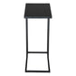 24" Black Iron Abstract End Table