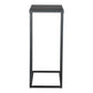 24" Black Iron Abstract End Table