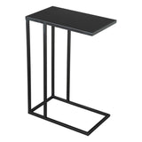 24" Black Iron Abstract End Table