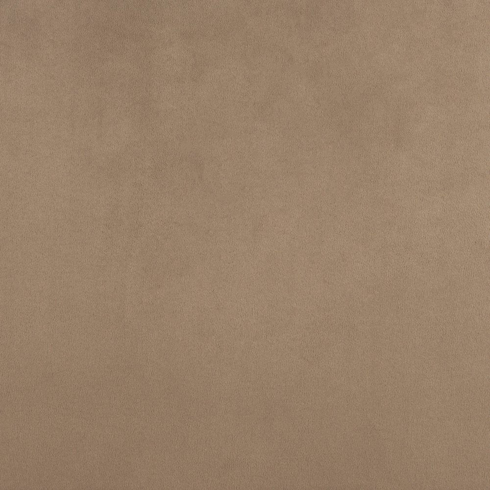 20" Brown and Black Velvet Wood and Steel End Table With Two Drawers