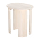 24" Natural Solid Wood Oval End Table