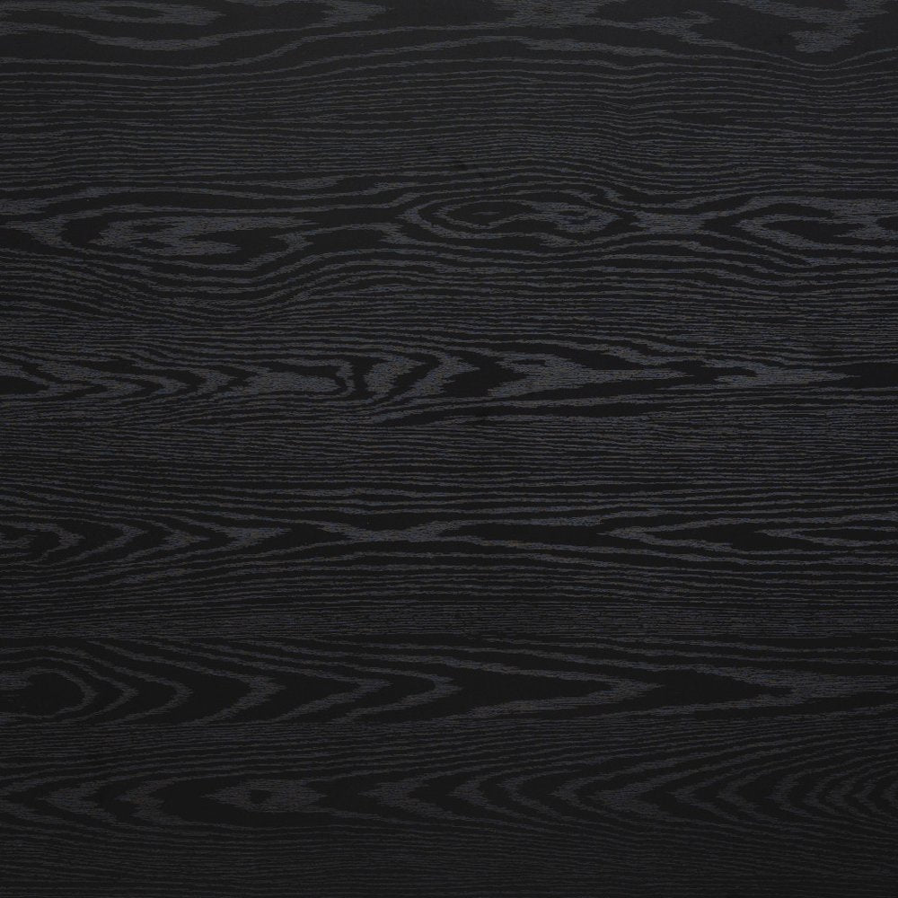 72" Black and Bronze Wood and Steel Dining Table