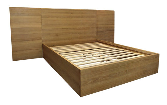 Natural Wood Queen Bed Frame