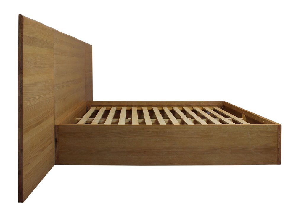 Natural Wood Queen Bed Frame
