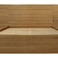 Natural Wood King Bed Frame