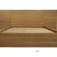 Natural Wood King Bed Frame