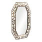 35" Bronze Octagonal Steel Framed Accent Mirror