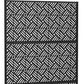 72" Black Steel Three Panel Screen Room Divider