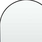 39" Black Arch Metal Framed Bathroom Vanity Mirror