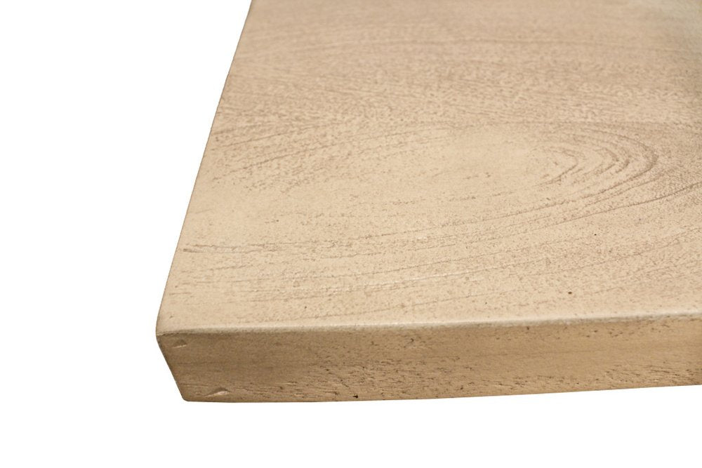 84" Natural Solid Wood Pedestal Base Dining Table