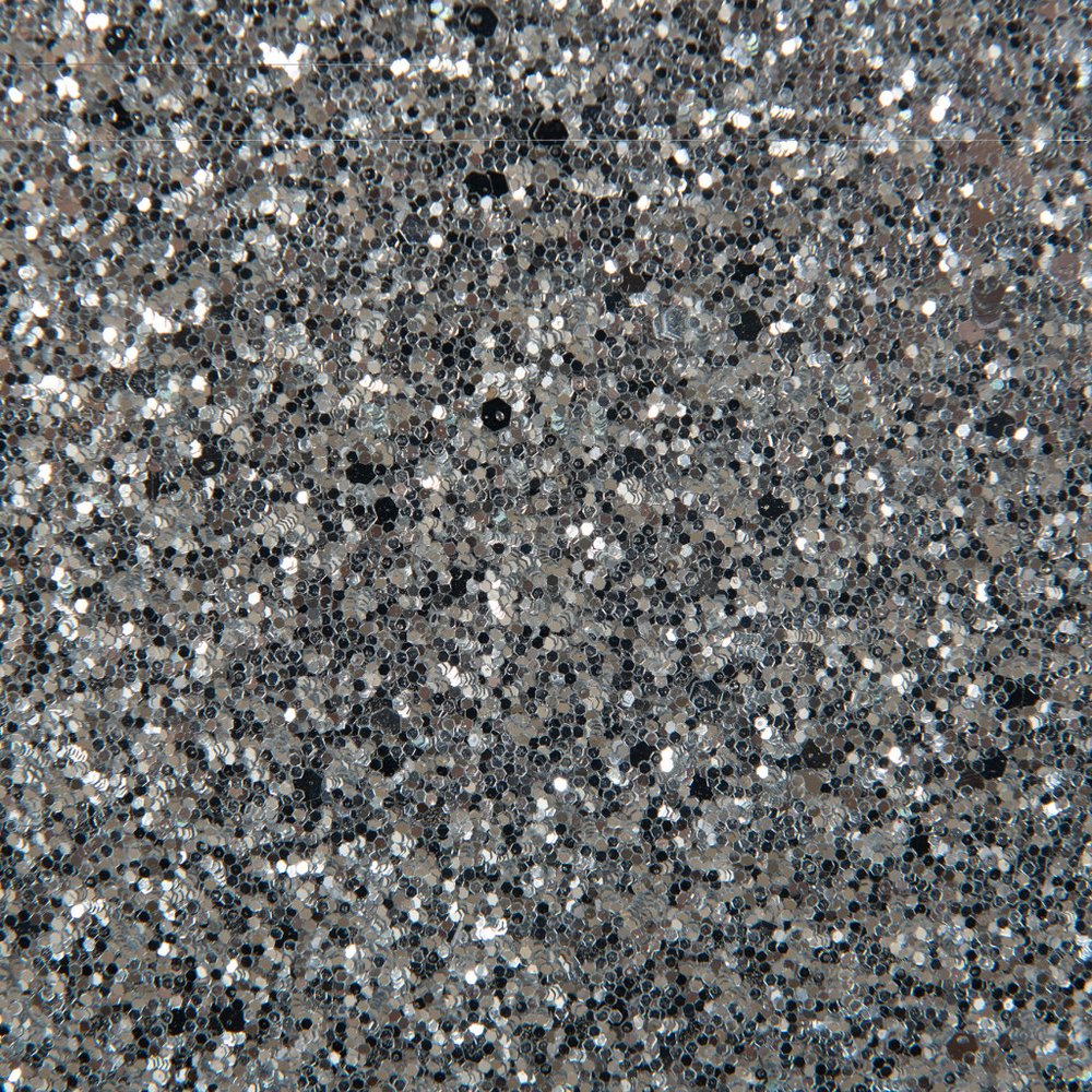 58" White And Silver Faux Crystal Bling Wood Six Drawer Double Dresser