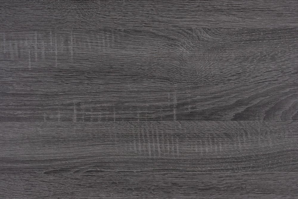 58" Black And Gray Wood Six Drawer Double Dresser