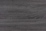 Black And Gray Inlaid Panels Full Bed Frame