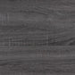 Gray and Black Wood King Bed Frame