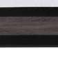 Black And Gray Inlaid Panels Queen Bed Frame