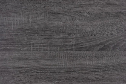 Black And Gray Inlaid Panels Queen Bed Frame