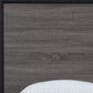 Black and Gray Wood Twin Bed Frame