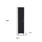 71" Black Wood Pantry Or Storage Cabinet