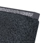 25" Dark Gray Wood and Suede Counter Height Bar Chair