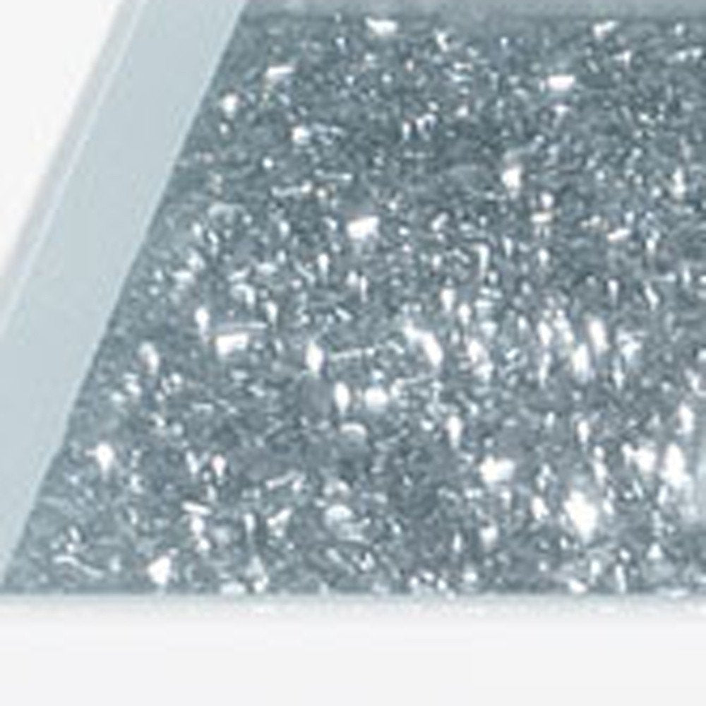 47" White Silver And Black Glass Faux Crystal And Wood Square Bar Table