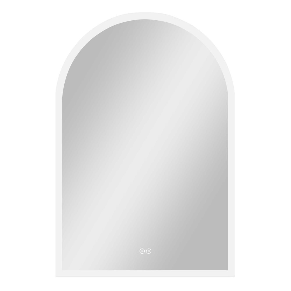38" Clear Arch Unframed LED Lighted Bathroom Vanity Mirror