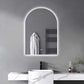 38" Clear Arch Unframed LED Lighted Bathroom Vanity Mirror