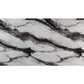 82" Black and White Faux Marble and Wood Double Pedestal Base Dining Table
