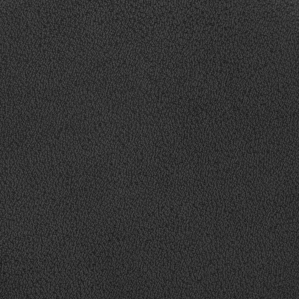 Set of Two 26" Black and Walnut Faux Shearling and Steel Counter Height Swivel Bar Chairs