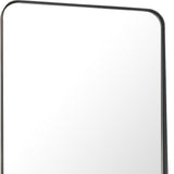 66" Black Steel Framed Full Length Mirror