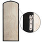 67" Black Solid Wood Framed Full Length Mirror