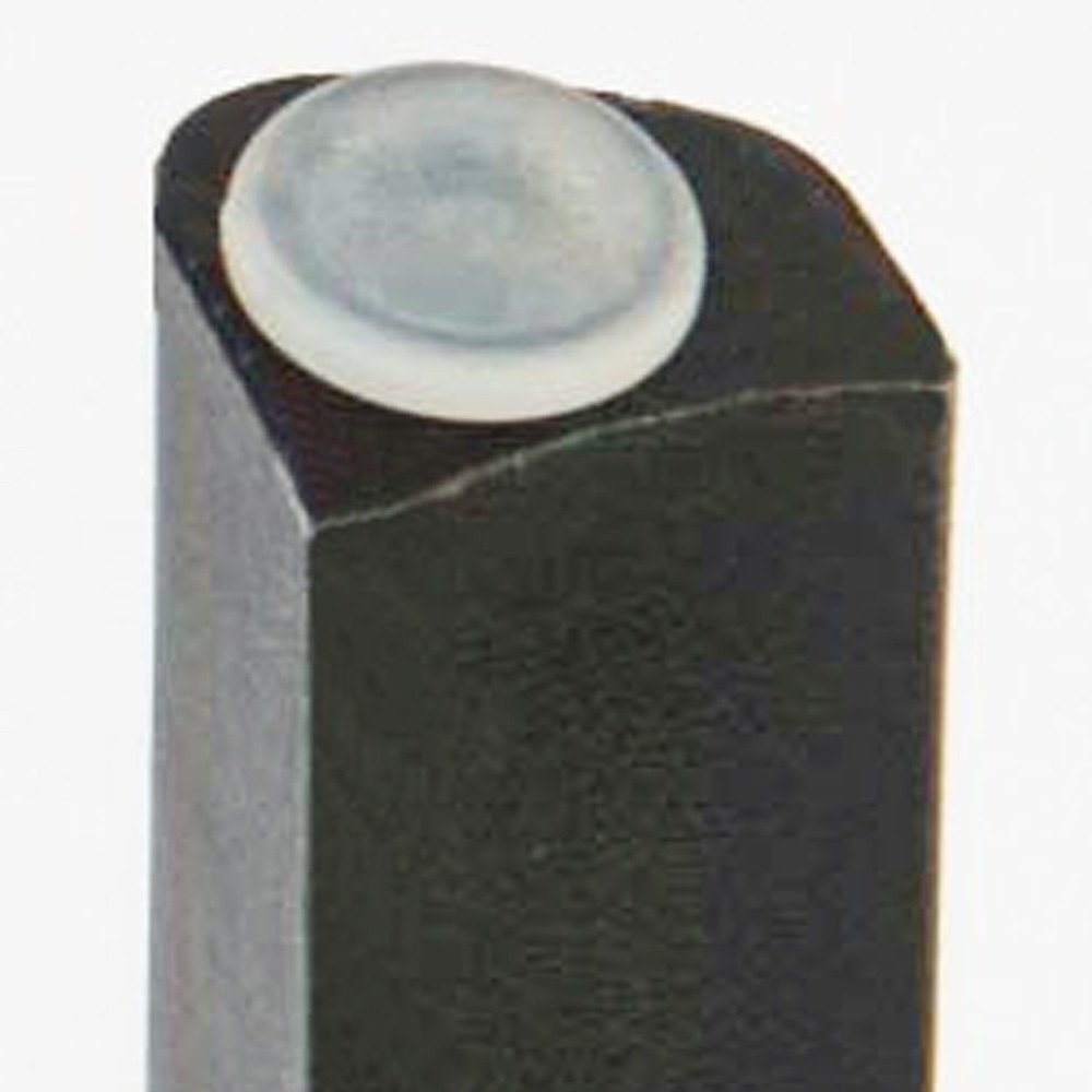 Set of Two Black Heavy Duty Plastic Outdoor Stacking Dining Chairs