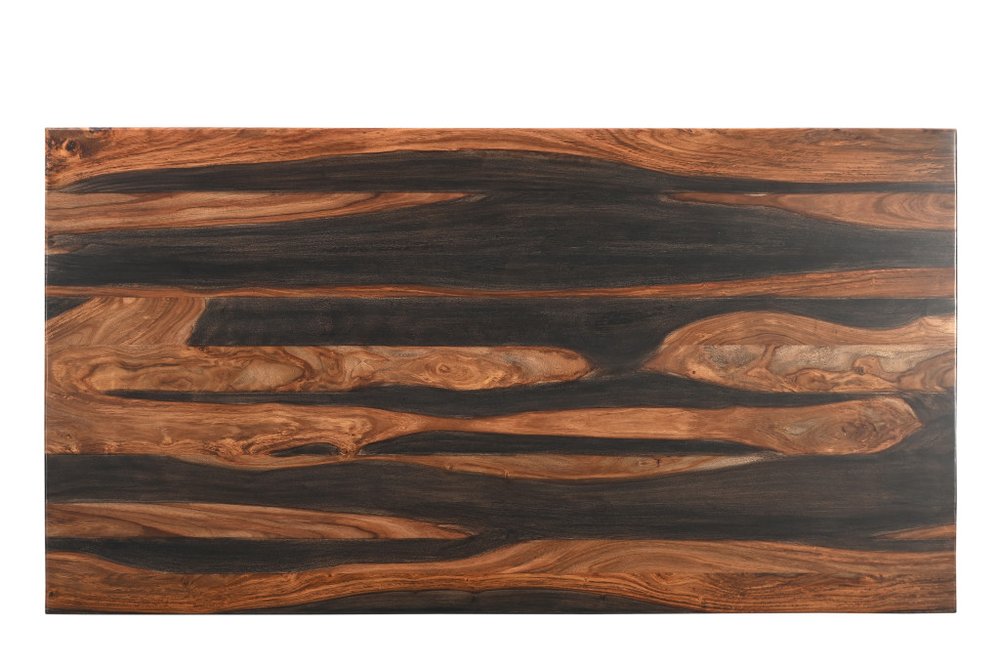 75" Brown Solid Wood Pedestal Base Dining Table