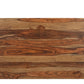 75" Brown Solid Wood Dining Table