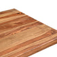 75" Brown Wood Pedestal Base Dining Table
