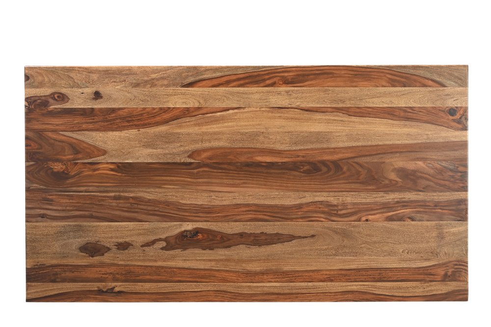 75" Brown Wood Pedestal Base Dining Table