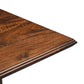 96" Dark Brown Wood Double Pedestal Base Dining Table