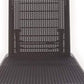 75" Brown Heavy Duty Plastic Outdoor Stacking Chaise Lounge