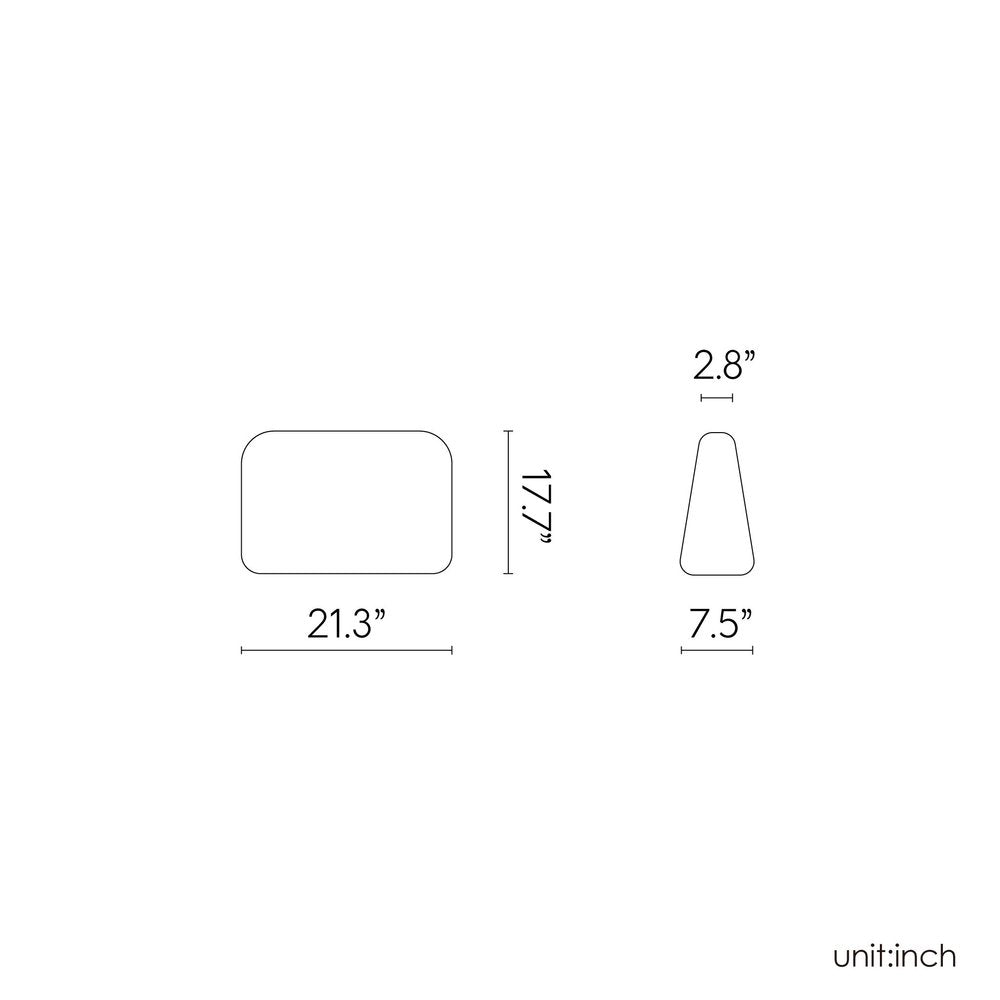 31" White Heavy Duty Plastic Outdoor Modular with Sea Green Cushion