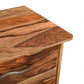 30" Natural Solid Wood Three Drawers Filing Cabinet