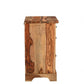 30" Natural Solid Wood Three Drawers Filing Cabinet