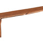 60" Brown Solid Wood Live Edge Dining Bench
