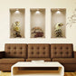 Set of Three Ana Faux Niche 3D Peel and Stick Wall Decals