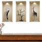 Set of Three Ama Faux Niche 3D Peel and Stick Wall Decals