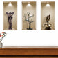 Set of Three Acy Faux Niche 3D Peel and Stick Wall Decals
