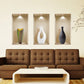 Set of Three Bot Faux Niche 3D Peel and Stick Wall Decals