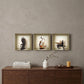 Set of Three Gil Faux Niche 3D Peel and Stick Wall Decals