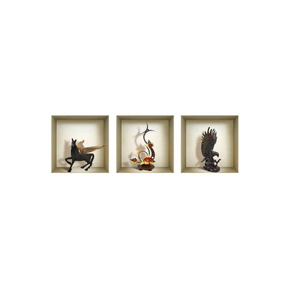 Set of Three Lia Faux Niche 3D Peel and Stick Wall Decals