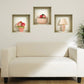 Set of Three Leo Faux Niche 3D Peel and Stick Wall Decals