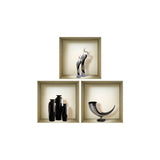 Set of Three Eli Faux Niche 3D Peel and Stick Wall Decals